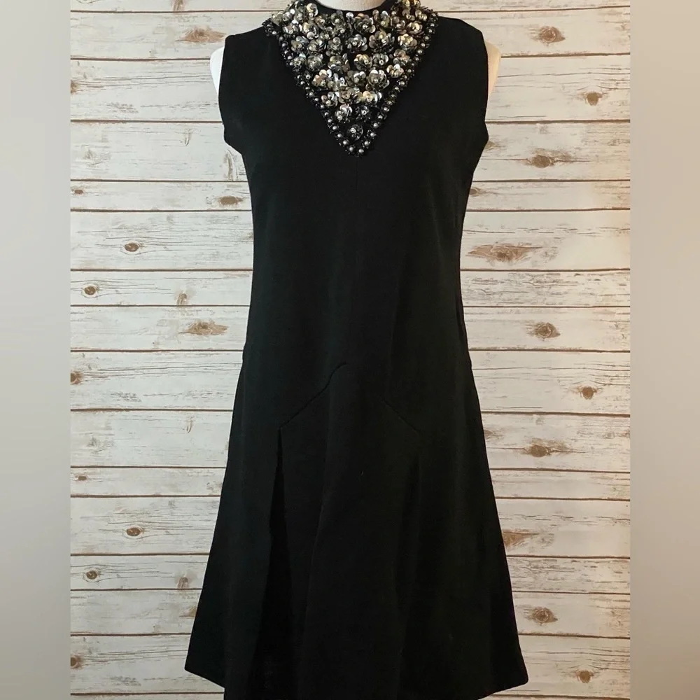 Vintage Banff Ltd 1960s 100% wool sleeveless dress